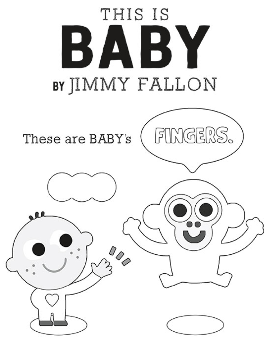These are baby's fingers activity sheet
